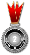 2nd place medal